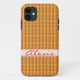 Daisy Background with name Case-Mate iPhone Case