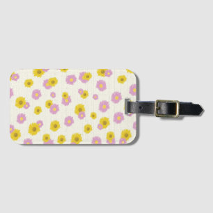 Daisy beach Towel Luggage Tag