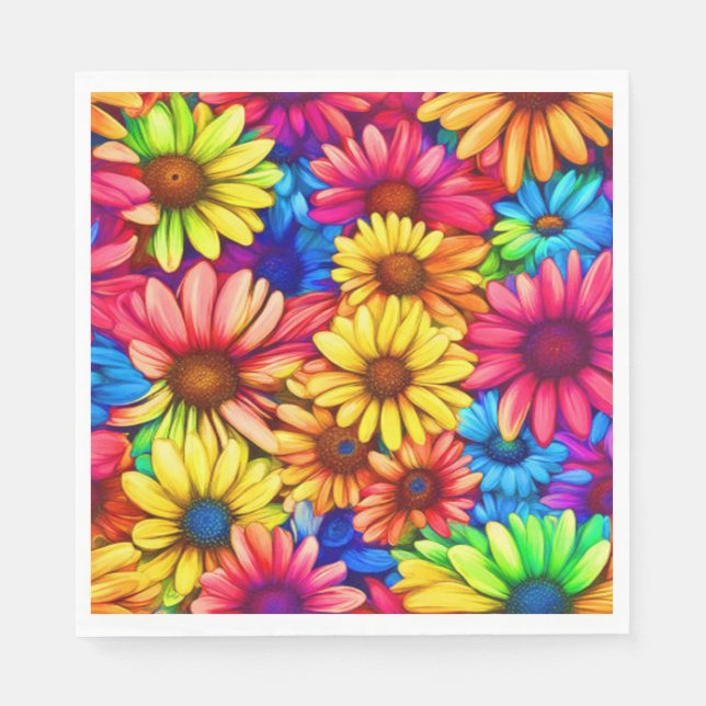 Daisy Beauty - Paper Napkin (Front)