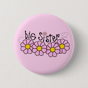 Daisy Big Sis 6 Cm Round Badge