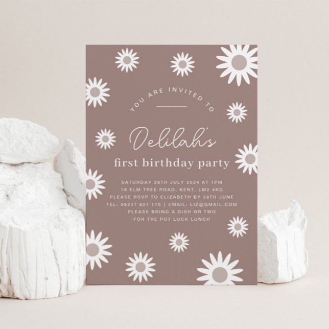 Daisy Birthday Invitation (Creator Uploaded)