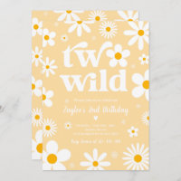 Daisy Birthday Party Boho Two Wild 2nd Birthday