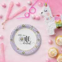 Daisy Birthday Plate - Little Miss ONEderful - Pur