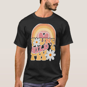 Daisy Birthday Young Wild & 2 Boho 2nd Birthday Gi T-Shirt