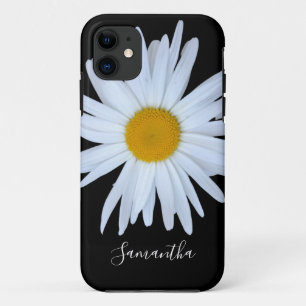 Daisy Black White Script Case-Mate iPhone Case