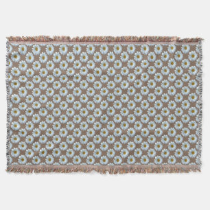 Daisy Blanket Yellow Daisies Throw Blanket