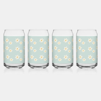Daisy Bloom Drinkware Glass Set