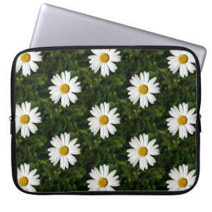 Daisy Bloom seamless pattern + your ideas Laptop Sleeve