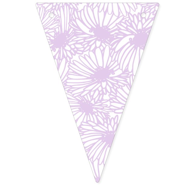 Daisy Blooms - Airy Lilac Bunting (First Flag)