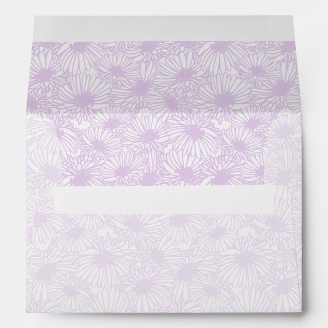Daisy Blooms - Airy Lilac Envelope (Back (Bottom))