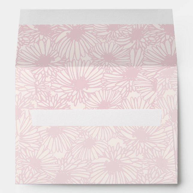 Daisy Blooms - Blush Pink Envelope (Back (Bottom))