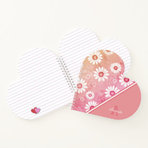 Daisy Blooms: Minimalist Floral Pattern Notebook