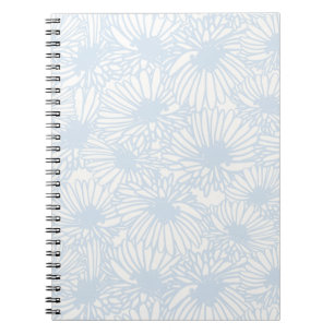 Daisy Blooms - Powder Blue Notebook