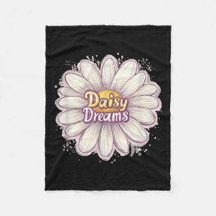 Daisy Blossom With Dreams Costume Fleece Blanket