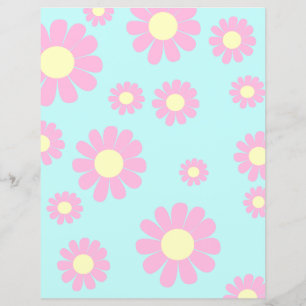 Daisy Blue Pink