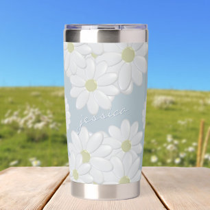 Daisy Blue Sky Springtime Insulated Tumbler