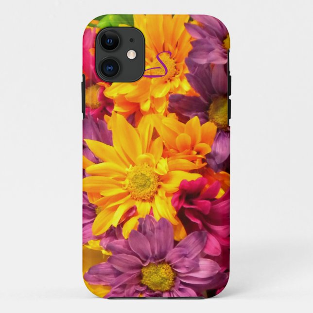 Daisy Bouquet 2 iPhone 5 case *Monogram* (Back)