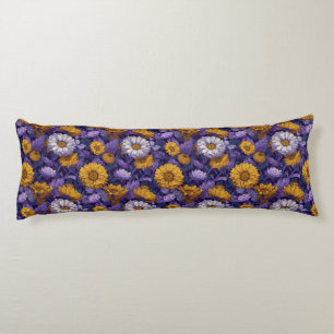 Daisy Bouquet Farmhouse Decor Botanical Wedge Body Cushion