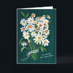 Daisy Bouquet Handpainted Condolences Sorry  Card<br><div class="desc">Customise this handpainted daisy condolences card with your own text on the front or inside. Add text or change the font. Also available as a digital download to send instantly via email or text. Let me know if you'd like something custom, I can create whatever colours you prefer. Check my...</div>