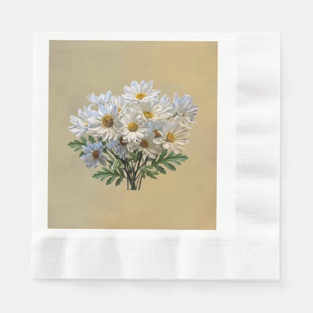 Daisy Bouquet Napkin (Front)