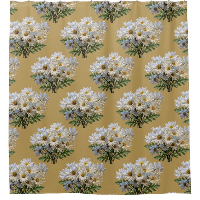 Daisy Bouquet Shower Curtain (Front)