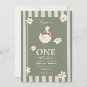 Daisy Boys Silly Goose Themed Birthday Invite