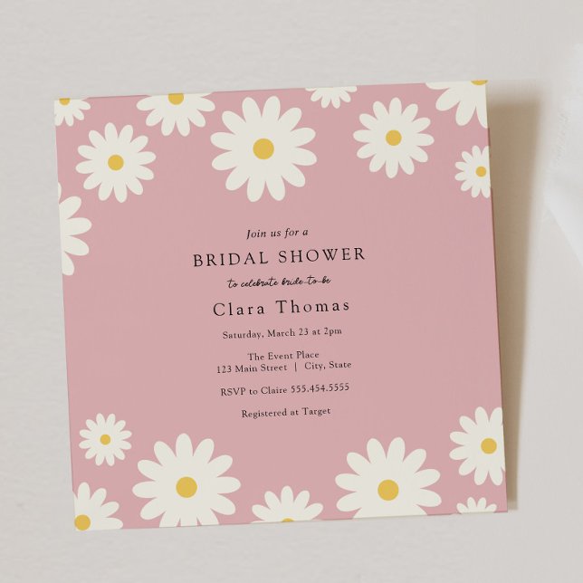 Daisy Bridal Shower Invitation (Creator Uploaded)