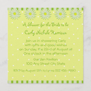 Daisy Bridal Shower Invitation