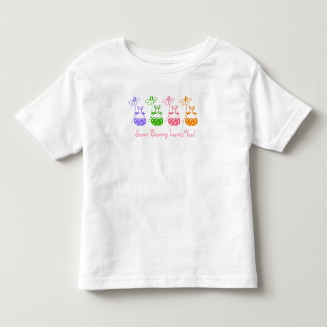Daisy Bunny girl's tee (Front)