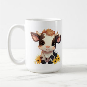 Daisy Calf coffee mug 15oz
