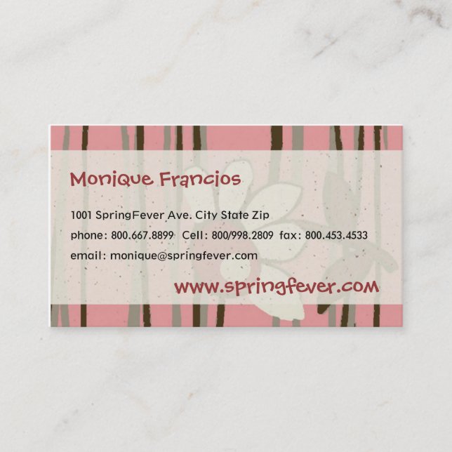 Daisy Chain Business Card (Front)