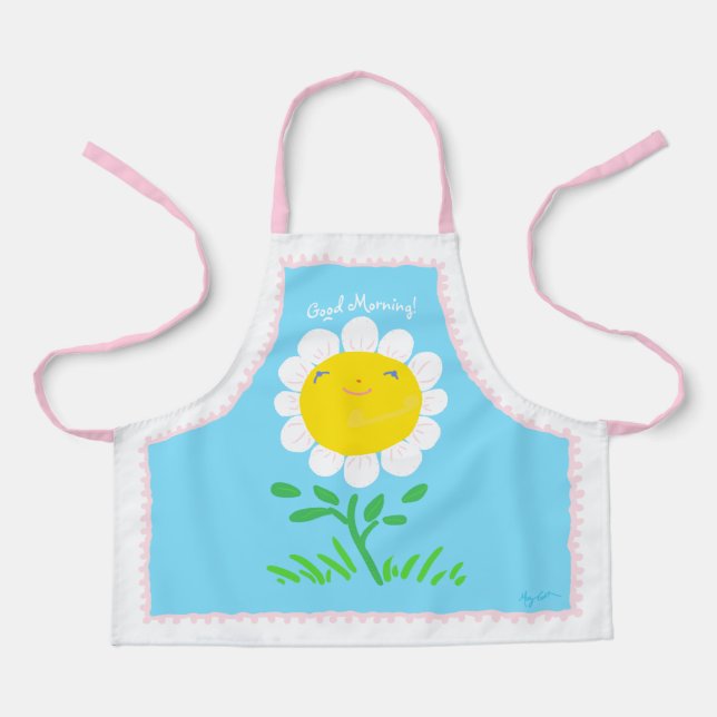 "Daisy Child's Apron" Apron (Front)