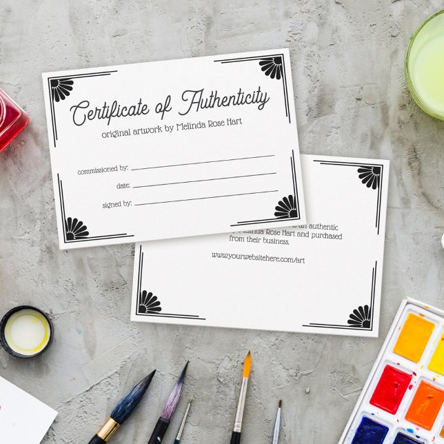 Daisy Corners Lovely Certificate of Authenticity (Creator Uploaded)