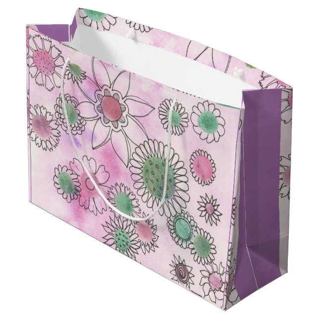 Daisy Crazy Gift Bag (Back Angled)