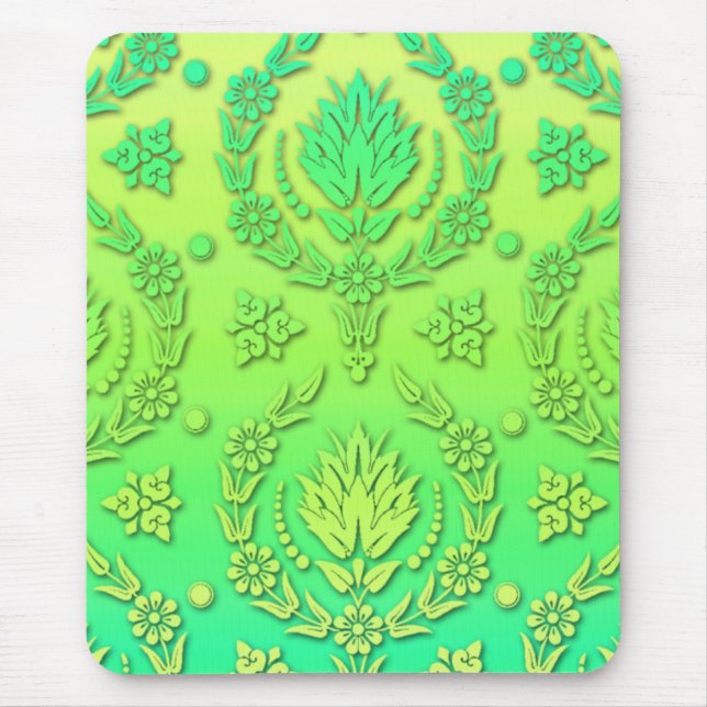 Daisy Damask, SWITCH UP Mouse Pad (Front)