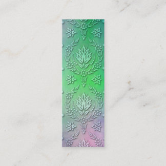 Daisy Damask, WATERCOLOR Mini Business Card