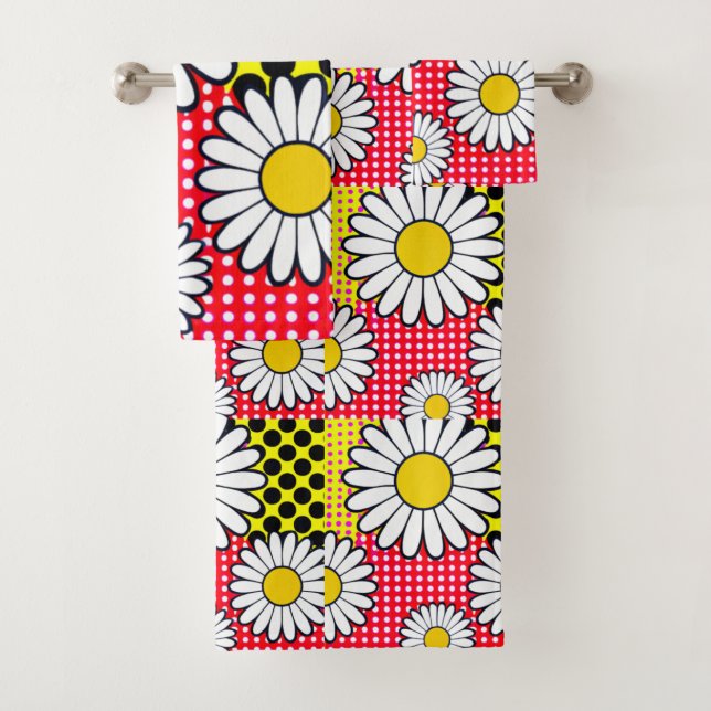 Daisy Days Bath Towel Set (Insitu)