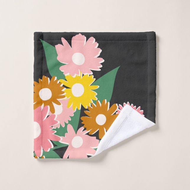 Daisy Delight Bath Towel Set (Wash Cloth)