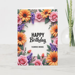 Daisy Delight Birthday Card