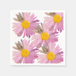 Daisy Delight Napkins – Tie-Dye Inspired, 50 Pack