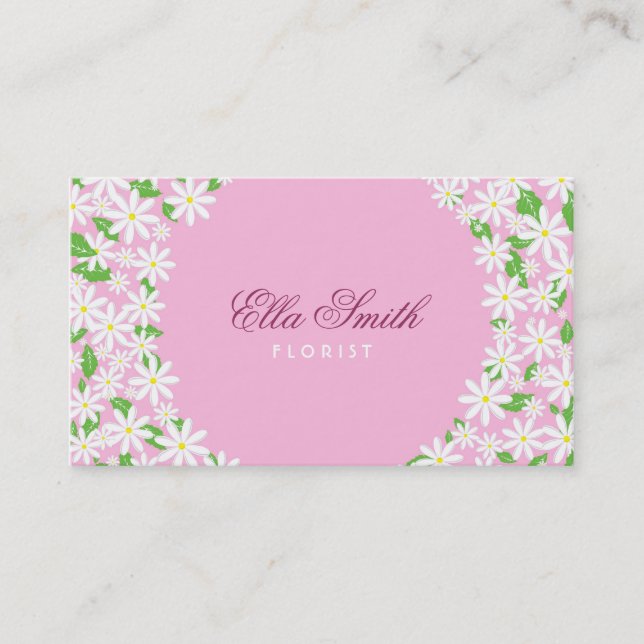 Daisy Design Business Card (Front)