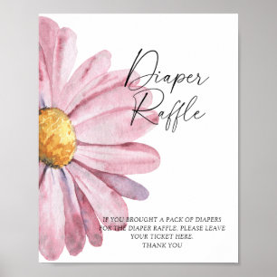 Daisy - diaper raffle poster