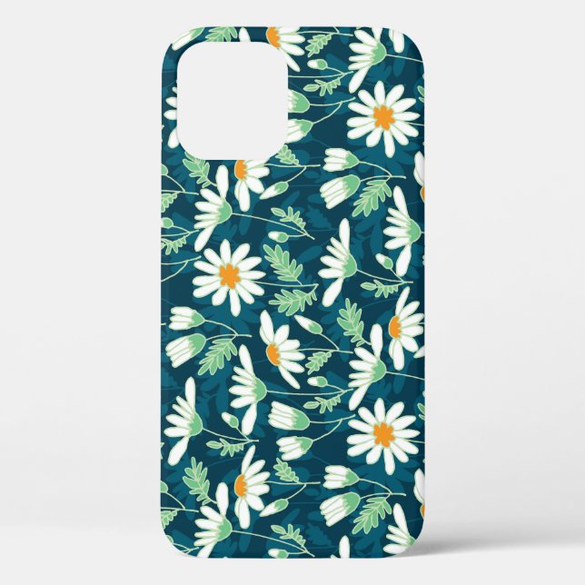Daisy Ditsy Chamomile Romantic Print Case-Mate iPhone Case (Back)