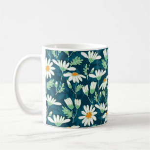 Daisy Ditsy Chamomile Romantic Print Coffee Mug
