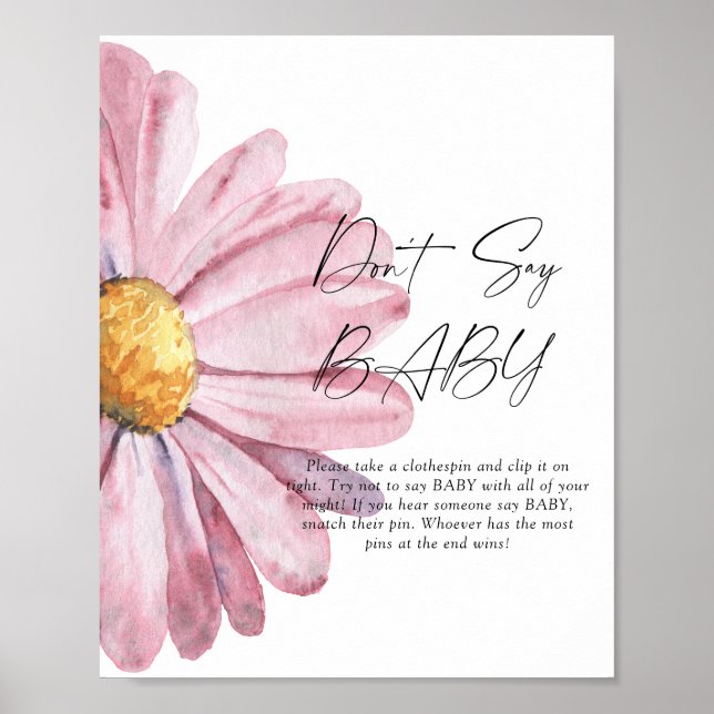 Daisy - Don't say baby Poster (Front)