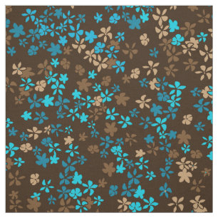 Daisy Dot Vintage Psychedelic Floral Fabric