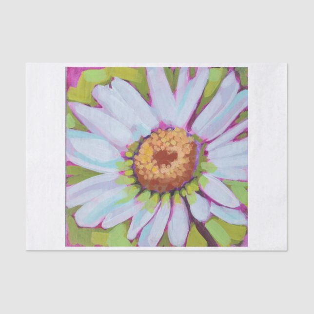 Daisy Drama Tissue Paper (Front)