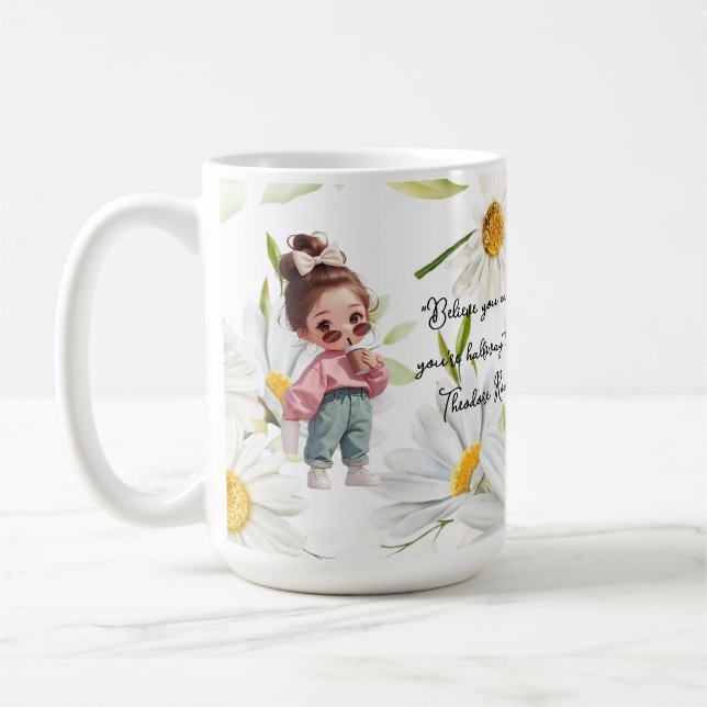 Daisy Dreams & Coffee Dreams - Inspiration Mug (Left)