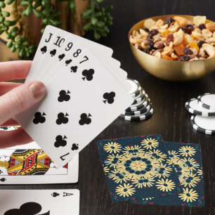 Daisy Dreams Mandala Playing Cards