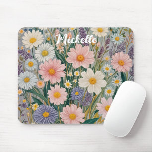 Daisy Dreamscape Personalised Mouse Pad